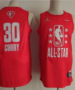 Men's 2022 All-Star #30 Stephen Curry Maroon Stitched Basketball Jersey