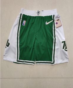 Men's Boston Celtics Green and white Shorts