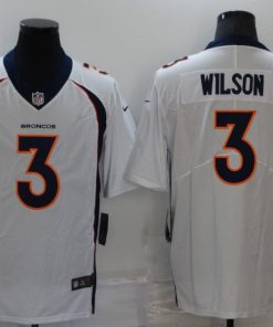 Men's Denver Broncos #3 Russell Wilson White Vapor Untouchable Limited Stitched Jersey
