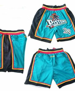 Men's Detroit Pistons Throwback Shorts (Run Small)