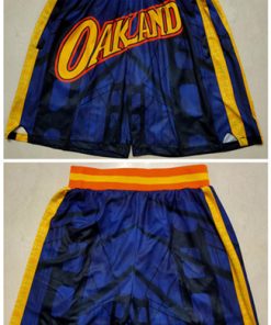 Men's Golden State Warriors Navy Shorts(Run Small)2