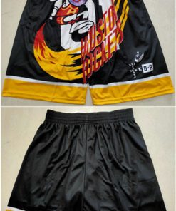Men's Houston Rockets Black Mitchell&Ness Shorts (Run Small)