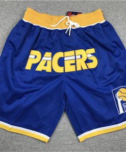 Men's Indiana Pacers Blue NBA Shorts (Run Smaller)