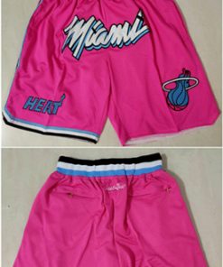 Men's Miami Heat Pink Shorts (Run Small)