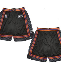 Men's New York Knicks Black Shorts (Run Small)