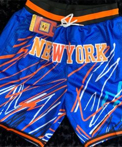 Men's New York Knicks Blue NBA Shorts (Run Smaller)