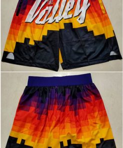 Men's Phoenix Suns Black Shorts(Run Small)