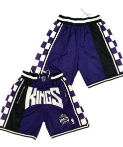Men's Sacramento Kings Purple NBA Shorts (Run Smaller)