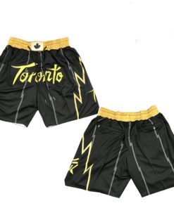 Men's Toronto Raptors Black Mitchell&Ness Shorts (Run Small)