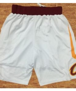NBA Cavaliers Nike White Swingman Shorts