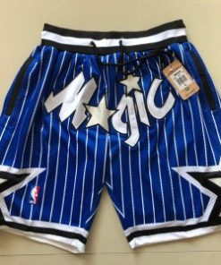 NBA Orlando Magic Blue Mesh Retro Shorts