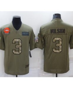 Nike Broncos 3 Russell Wilson Salute to Service Limited Men Jersey