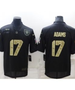Nike Raiders 17 Davante Adams Black Camo Salute To Service Limited Men Jersey