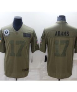 Nike Raiders 17 Davante Adams Olive Salute To Service Limited Men Jersey