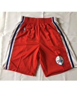 Philadelphia 76ers Red Swingman Shorts
