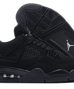 Air Jordan 4 All Black Shoes