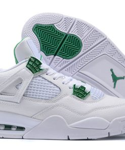 Air Jordan 4 White Green Shoes