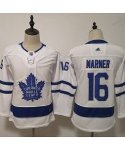 NHL Maple Leafs 16 Mitchell Marner White Women Adidas Jersey