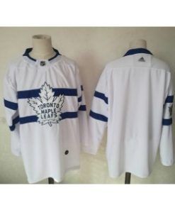 NHL Maple Leafs 2018 NHL Stadium Series Adidas White Blank Men Jersey