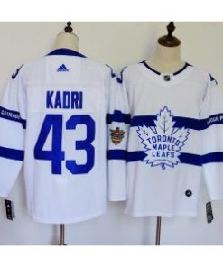 NHL Maple Leafs 43 Nazem Kadri White 2018 Stadium Series Adidas Men Jersey