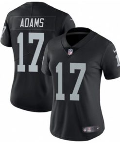 Women's Oakland Raiders#17 Davante Adams Black Vapor Untouchable Limited Stitched Jersey(Run Small)