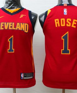 Cavaliers 1 Derrick Rose Red Youth Nike Replica Jersey
