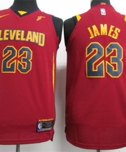 Cavaliers 23 LeBron James Red Youth Nike Jersey
