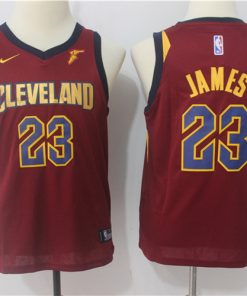 Cavaliers 23 LeBron James Red Youth Nike Swingman Jersey