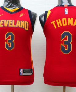 Cavaliers 3 Isaiah Thomas Red Youth Nike Replica Jersey