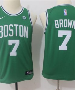 Celtics 7 Jaylen Brown Green Youth Nike Swingman Jersey