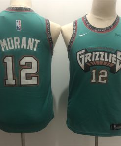 Grizzlies 12 Ja Morant Green Youth Nike Swingman Jersey