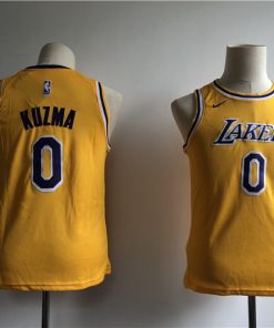 Lakers 0 Kyle Kuzma Gold Youth 2018-19 Nike Swingman Jersey