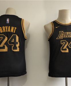 Lakers 24 Kobe Bryant Black 2018-19 City Edition Youth Nike Swingman Jersey