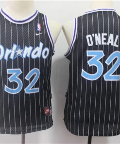 Magic 32 Shaquille O'neal Black Youth Throwback Jersey