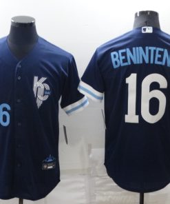Men's Kansas City Royals #16 Andrew Benintendi 2022 Navy City Connect Flex Base Stitched Jersey
