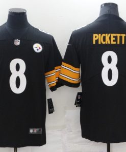 Men's Pittsburgh Steelers #8 Kenny Pickett 2022 Black Vapor Untouchable Limited Stitched Jersey
