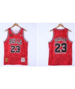 NBA Chicago Bulls 23 Jordan Hebru Brantley X M&N 1995-96 Men Jersey