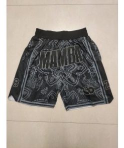 NBA Lakers Kobe Mamba Black Shorts