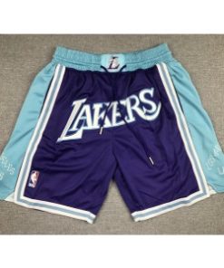 NBA Lakers Purple Just Don City Shorts