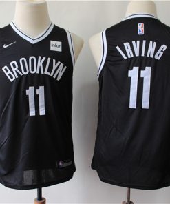 Nets 11 Kyrie Irving Black Youth Nike Swingman Jersey