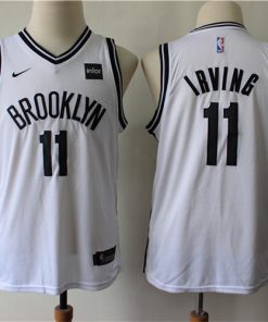 Nets 11 Kyrie Irving White Youth Nike Swingman Jersey