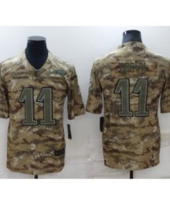 Nike Eagles 11 A. J. Brown Camo Salute To Service Limited Men Jersey