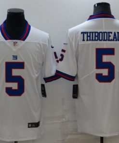 Nike Giants 5 Kayvon Thibodeaux 2022 NFL Draft White Color Rush Vapor Untouchable Limited Jersey