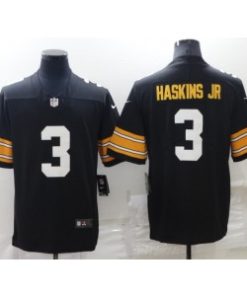 Nike Steelers 3 Dwayne Haskins Jr. Black Vapor Untouchable Limited Men Jersey
