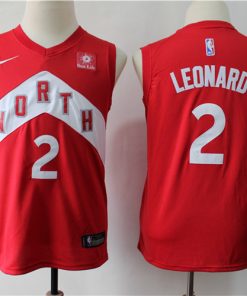 Raptors 2 Kawhi Leonard Red Youth Earned Edition Nike Swingman Jersey