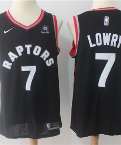 Raptors 7 Kyle Lowry Black Youth Nike Swingman Jersey