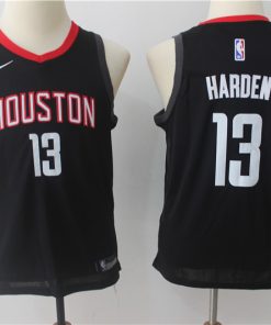 Rockets 13 James Harden Black Youth Nike Swingman Jersey
