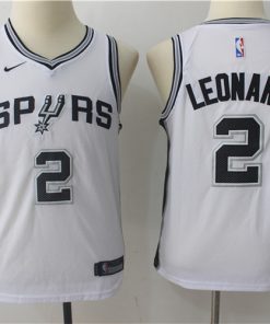 Spurs 2 Kawhi Leonard White Youth Nike Swingman Jersey