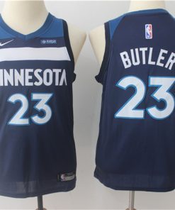 Timberwolves 23 Jimmy Butler Navy Youth Nike Swingman Jersey