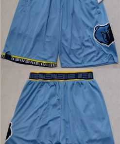 Men's Memphis Grizzlies Blue Shorts (Run Small)